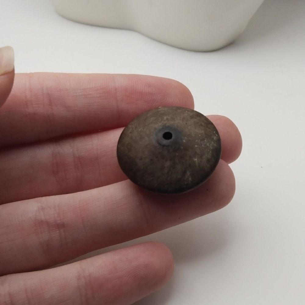 Antique wooden Tribal African spindle necklace‎ charm pendant